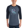 INADcure One Gene One Dream 3/4 sleeve raglan shirt