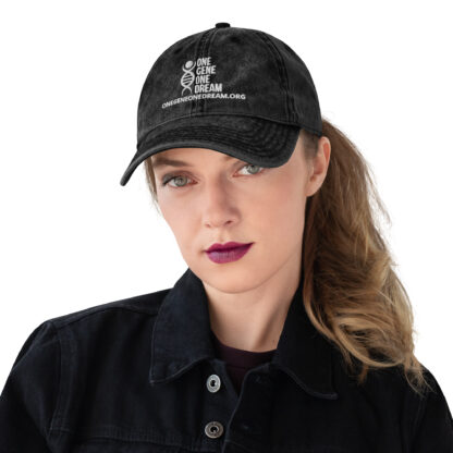 INADcure One Gene One Dream Embroidered Vintage Cotton Twill Cap - Image 2