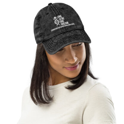 INADcure One Gene One Dream Embroidered Vintage Cotton Twill Cap - Image 4