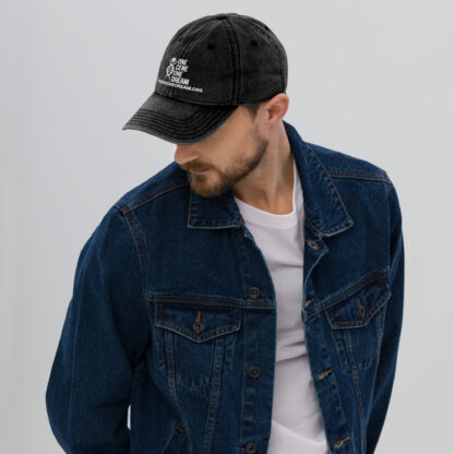 INADcure One Gene One Dream Embroidered Vintage Cotton Twill Cap - Image 3