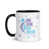 INADcure One Gene One Dream Mug with Color Inside - Image 2