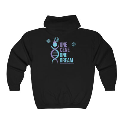 INADcure One Gene One Dream Winter Unisex Heavy Blend™ Full Zip Hooded Sweatshirt - Image 4