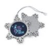 INADcure One Gene One Dream Winter Pewter Snowflake Ornament
