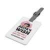 INADcure Ariya's Wish Saffiano Polyester Luggage Tag, Rectangle - Image 2