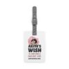 INADcure Ariya's Wish Saffiano Polyester Luggage Tag, Rectangle