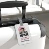 INADcure Ariya's Wish Saffiano Polyester Luggage Tag, Rectangle - Image 5