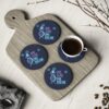 INADcure One Gene One Dream Winter 4 pack CorkWood Coasters - Image 4