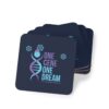 INADcure One Gene One Dream Winter 4 pack CorkWood Coasters