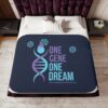 INADcure One Gene One Dream Winter Sherpa Blanket, Two Colors - Image 12