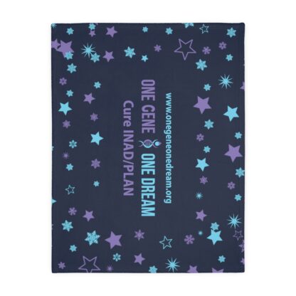 INADcure One Gene One Dream Winter Velveteen Minky Blanket (Two-sided print) - Image 2