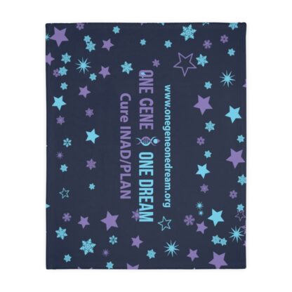 INADcure One Gene One Dream Winter Velveteen Minky Blanket (Two-sided print) - Image 6