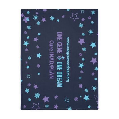 INADcure One Gene One Dream Winter Velveteen Minky Blanket (Two-sided print) - Image 11