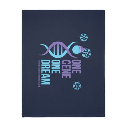 INADcure One Gene One Dream Winter Velveteen Minky Blanket (Two-sided print) - Image 11