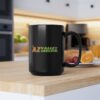 A to Z Valley Landscaping Black Mug, 15oz - Image 5