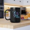 INADcure One Gene One Dream Winter Black Mug, 15oz - Image 6