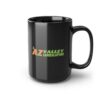 A to Z Valley Landscaping Black Mug, 15oz