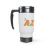 A to Z Valley Landscaping Stainless Steel Travel Mug with Handle, 14oz