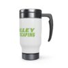 A to Z Valley Landscaping Stainless Steel Travel Mug with Handle, 14oz - Image 4