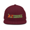 A to Z Valley Landscaping Embroidered Snapback Hat - Image 6
