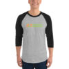A to Z Valley Landscaping 3/4 sleeve raglan shirt - Image 5