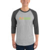 A to Z Valley Landscaping 3/4 sleeve raglan shirt - Image 6