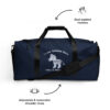 INADcure Rare Disease Day 2023 Zebra (Front and Back Print) Duffle bag - Image 9