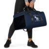 INADcure Rare Disease Day 2023 Zebra (Front and Back Print) Duffle bag - Image 10