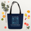 INADcure Rare Disease Day 2023 Zebra (Front and Back Print) Tote bag - Image 4