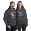 INADcure Rare Disease Day 2023 Zebra (Front and Back Print) Unisex Hoodie - Image 6