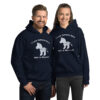 INADcure Rare Disease Day 2023 Zebra (Front and Back Print) Unisex Hoodie - Image 5