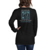 INADcure Rare Disease Day 2023 Zebra (Front and Back Print) Unisex Long Sleeve Tee - Image 3