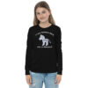 INADcure Rare Disease Day 2023 Zebra (Front and Back Print) Youth long sleeve tee
