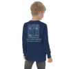 INADcure Rare Disease Day 2023 Zebra (Front and Back Print) Youth long sleeve tee - Image 3