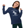 INADcure Rare Disease Day 2023 Zebra (Front and Back Print) Youth long sleeve tee - Image 4