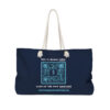 INADcure Rare Disease Day 2023 Zebra (Front and Back Print) Weekender Bag - Image 2