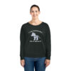 INADcure Rare Disease Day 2023 Zebra (Front and Back Print) Women's Dazzler Relaxed Fit Sweatshirt