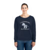 INADcure Rare Disease Day 2023 Zebra (Front and Back Print) Women's Dazzler Relaxed Fit Sweatshirt - Image 6
