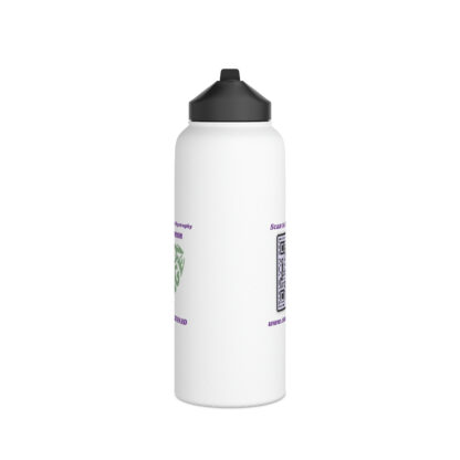 INADcure Seven For Sage (Front and Back Print) Stainless Steel Water Bottle, Standard Lid - Image 2