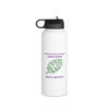 INADcure Seven For Sage (Front and Back Print) Stainless Steel Water Bottle, Standard Lid