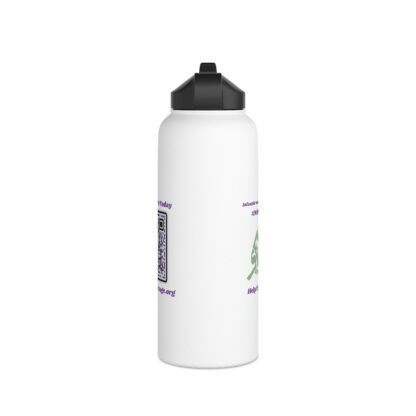 INADcure Seven For Sage (Front and Back Print) Stainless Steel Water Bottle, Standard Lid - Image 3