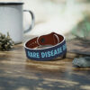 INADcure Rare Disease Day 2023 Faux Leather Wristband - Image 3