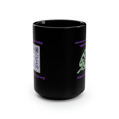 INADcure Seven for Sage Black Mug, 15oz - Image 2