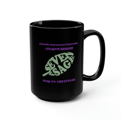 INADcure Seven for Sage Black Mug, 15oz