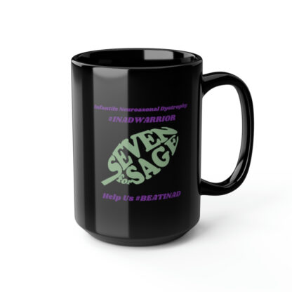 INADcure Seven for Sage Black Mug, 15oz - Image 6