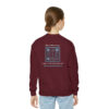 INADcure Rare Disease Day 2023 Zebra I AM LOVED (Front and Back Print) Youth Crewneck Sweatshirt - Image 24