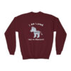 INADcure Rare Disease Day 2023 Zebra I AM LOVED (Front and Back Print) Youth Crewneck Sweatshirt - Image 19