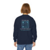 INADcure Rare Disease Day 2023 Zebra I AM LOVED (Front and Back Print) Youth Crewneck Sweatshirt - Image 5