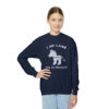 INADcure Rare Disease Day 2023 Zebra I AM LOVED (Front and Back Print) Youth Crewneck Sweatshirt
