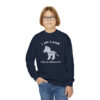 INADcure Rare Disease Day 2023 Zebra I AM LOVED (Front and Back Print) Youth Crewneck Sweatshirt - Image 4