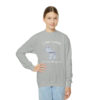 INADcure Rare Disease Day 2023 Zebra I AM LOVED (Front and Back Print) Youth Crewneck Sweatshirt - Image 17